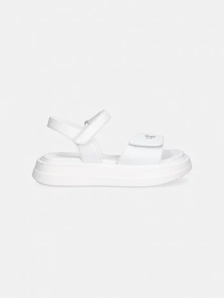 Calvin Klein Jeans Sandale s platformom za djecu bijela