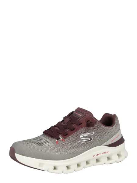 SKECHERS Nizke superge GLIDE-STEP siva / temno liila rjava