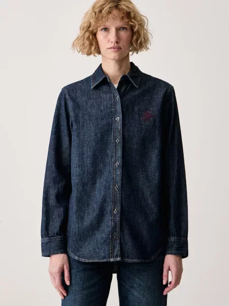 Tommy Hilfiger košulja za žene traper plava