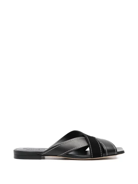 Sandale Tod's cu șireturi din dantelă negru