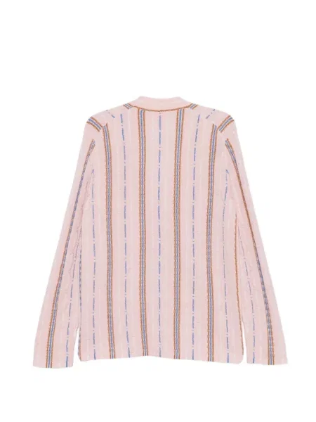 Cardigan Guest In Residence cu dungi roz