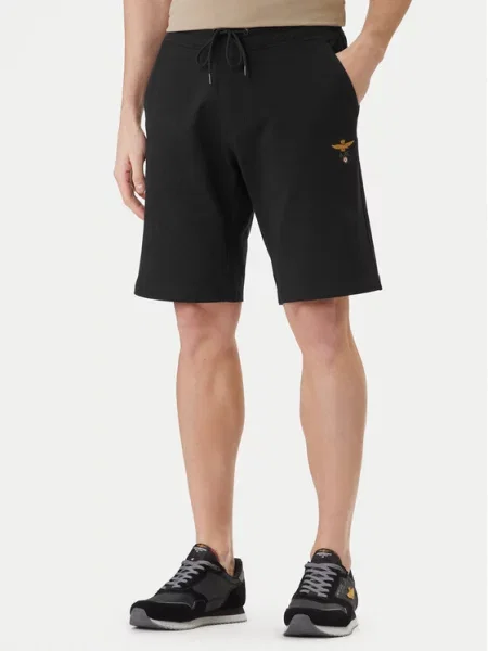 Aeronautica Militare Szorty sportowe czarny