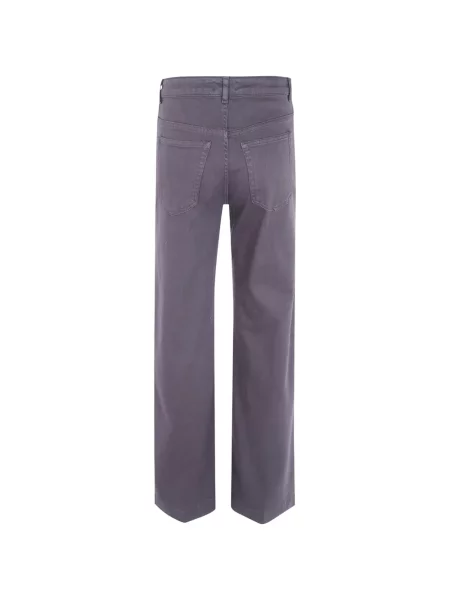 Blugi drepți Seventy cu 5 buzunare maro