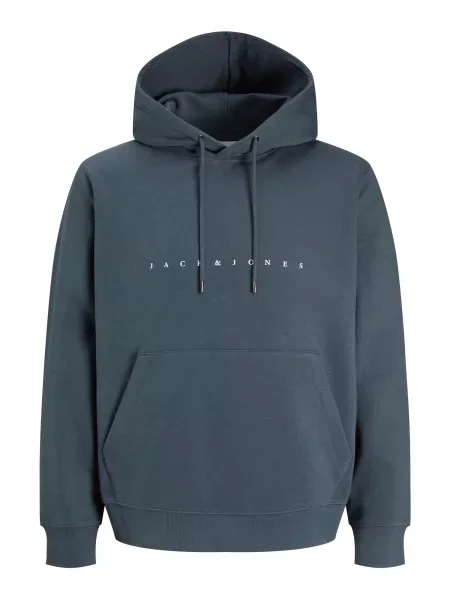 JACK & JONES Mikina JJESTAR grafitová bílá