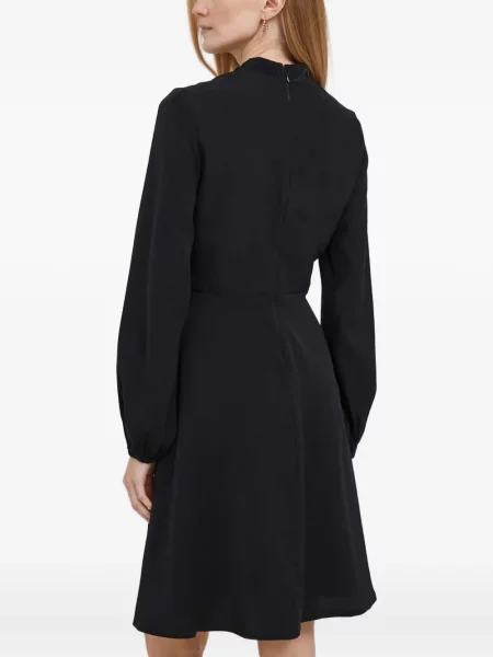 Rochie maxi Dkny lungă de costum negru