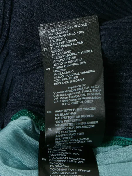 Плисиран топ Sandro с принт с пейсли десен синьо