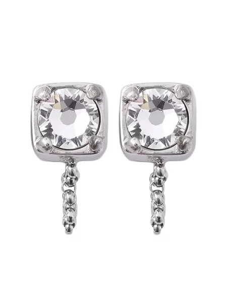 Cercei Jil Sander argintiu