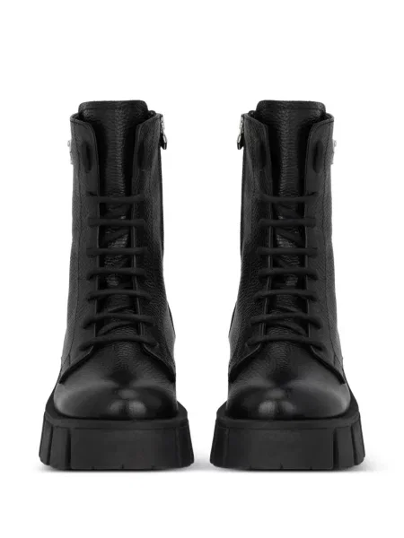 Botine Philipp Plein cu autograf negru