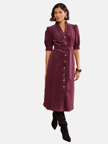 Love & roses Rochie tip bluză burgundy roșu