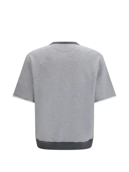 Scurt tricou Brunello Cucinelli cu imagine gri