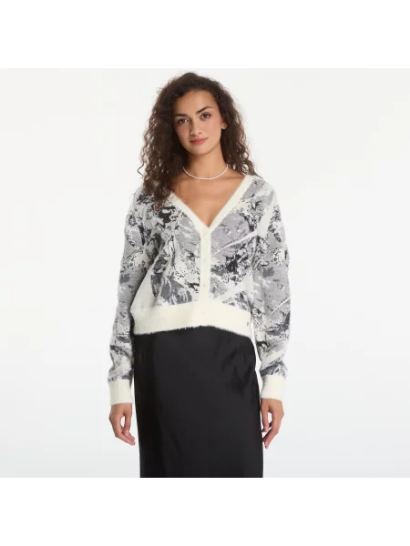 Sweter Desigual Bouquet Lacroix Pullover White L biały