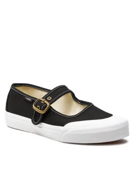 VANS Baleríny s ramienkom / biela čierna