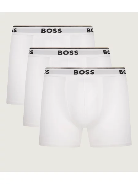 BOSS BLACK 3 db-os boxeralsó szett Power fehér