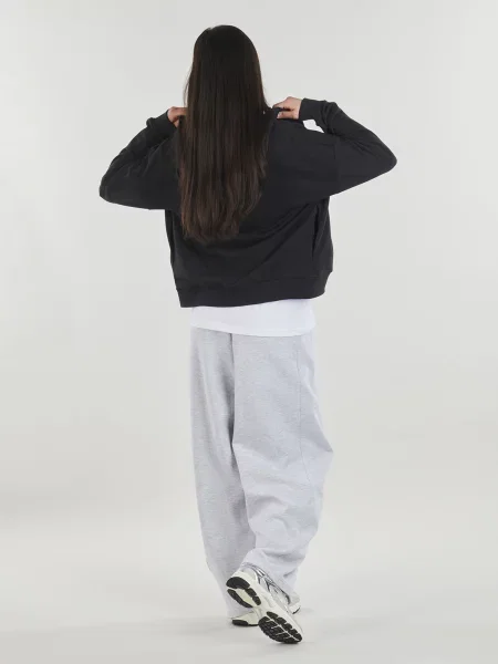 Hanorac Adidas din material terry negru