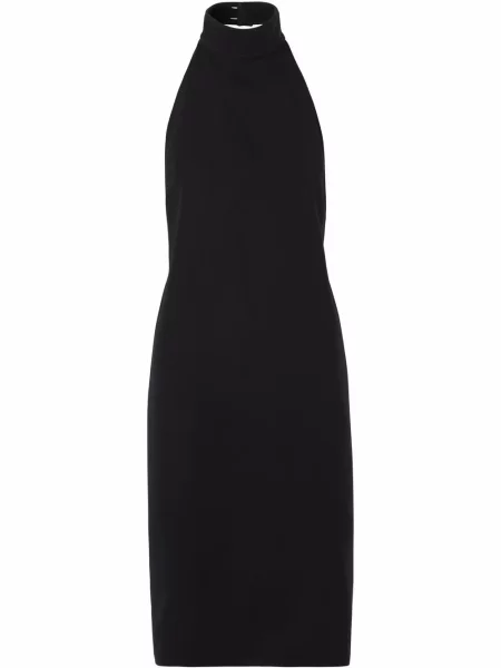Rochie Burberry de mătase de costum negru