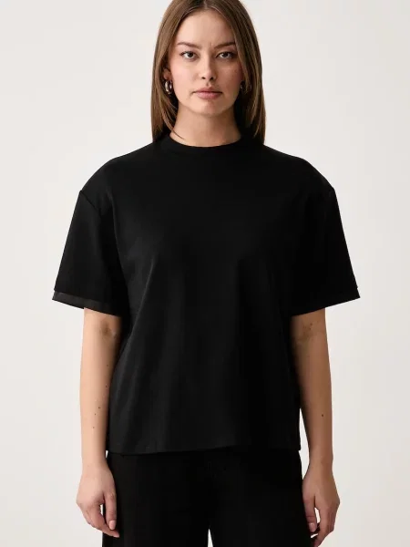 Silvian Heach tricou pentru femei cu JALUAN negru