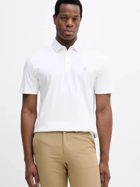 BOSS Tricou polo Parris alb