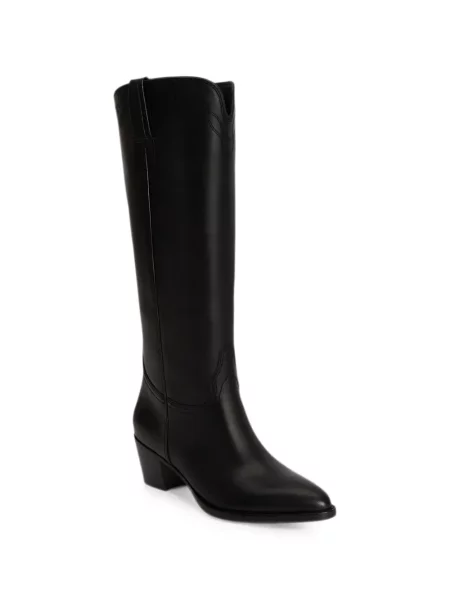 Botine Lauren Ralph Lauren din piele negru