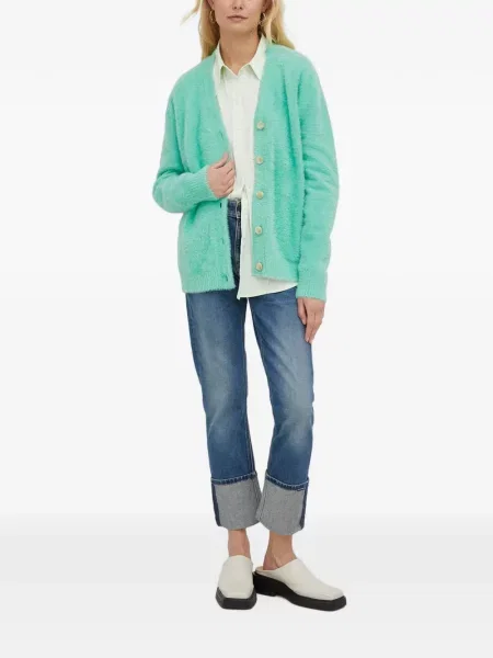 Top Levi's® din piele de căprioară cu model floral cu imagine albastru