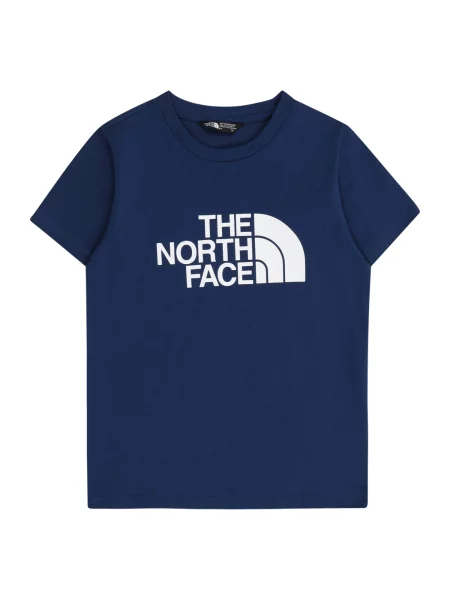 The North Face Marškinėliai Easy Mėlyna Regular Fit balta
