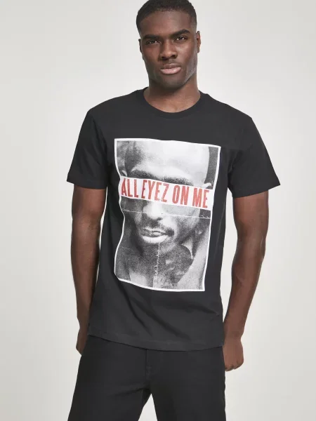 Тениска Mister Tee черно