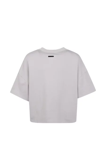 Μπλούζα Fear Of God Essentials με αυτόγραφο γκρι