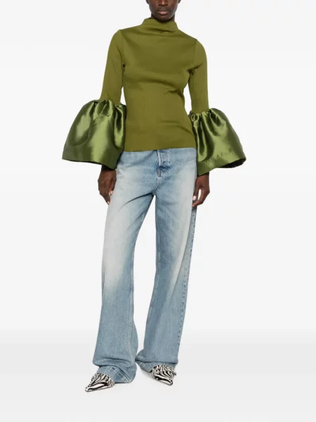 Top Marques'almeida verde