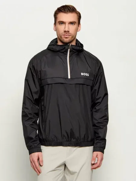 BOSS GREEN Kabát OW_TOC Serve fekete