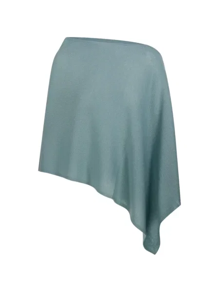 Poncho Beyou asimetric albastru