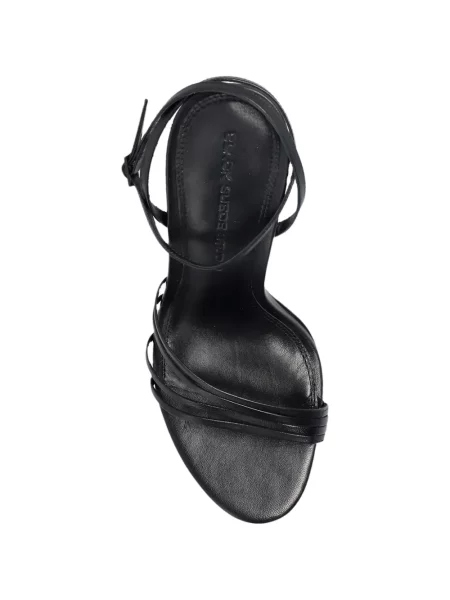 Sandale Black Suede Studio din piele de căprioară negru