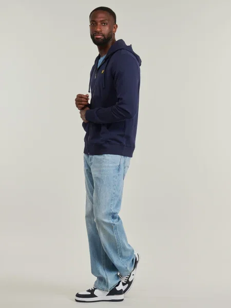 Mikina s kapucňou Lyle & Scott modrá
