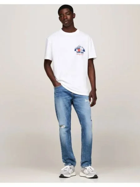 Tommy Jeans Tricou alb