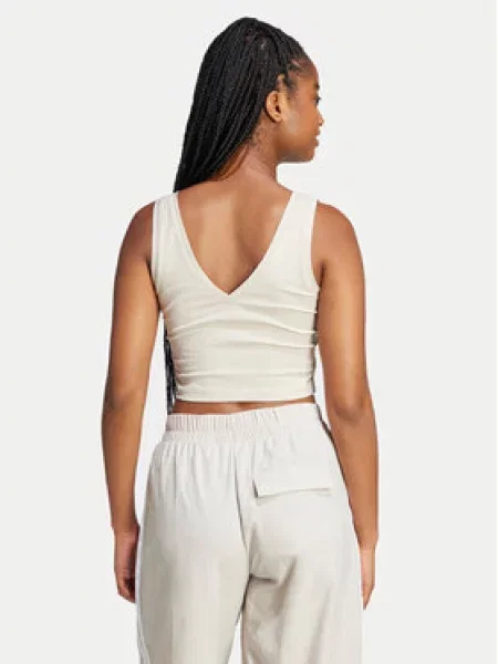 ADIDAS SPORTSWEAR Sportski top Essentials svijetlosiva / bijela bež