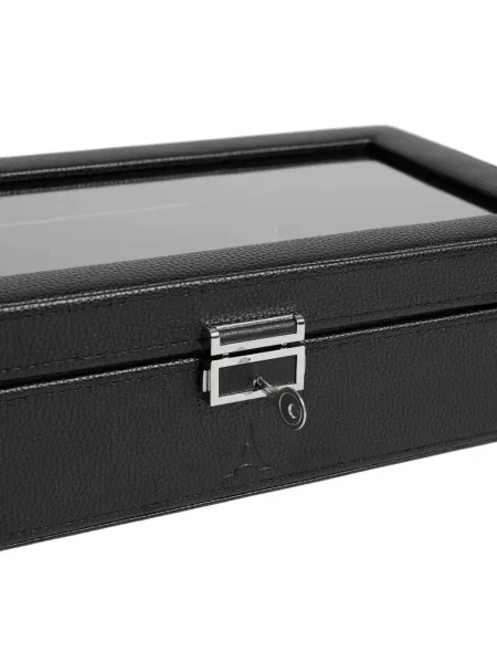 Ceas Manière De Voir din piele negru