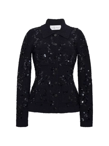 Cardigan Cara Cara cu paiete negru