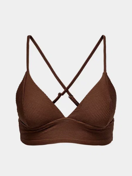 Верхня частина купальника Only коричневий