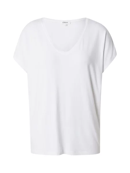 S.Oliver Tricou alb