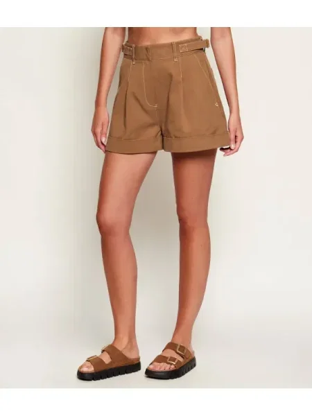 GUESS De blugi pantaloni scurți CORELINE maro