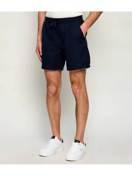 Tommy Jeans Pantaloni scurți | Relaxed fit | cu adaos de in