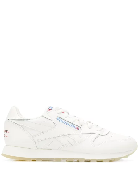 Sneakerși Reebok cu șireturi din dantelă alb