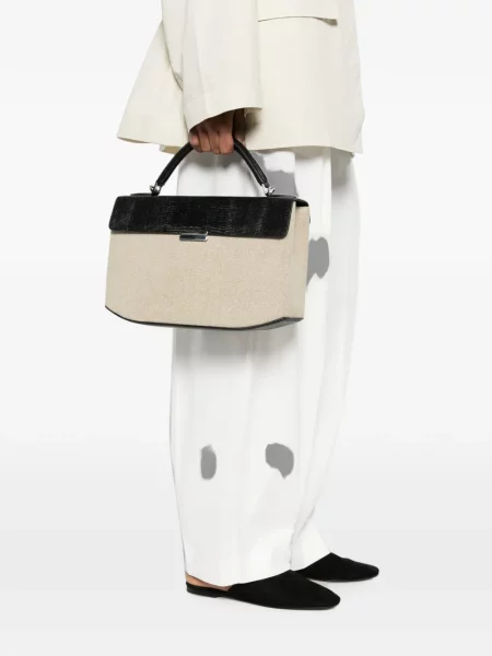 Geantă shopper Toteme din canvas
