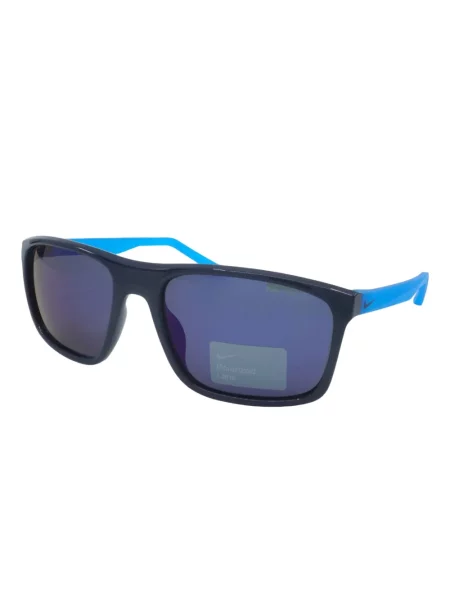 Ochelari de soare Nike cu cordon din jerseu cu imprimeu abstract gri