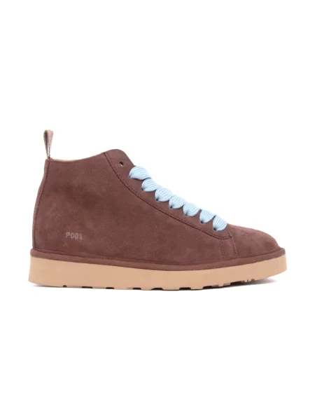 Sneakersy Panchic zamszowe brązowe