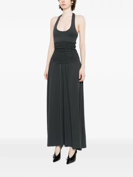 Rochie Aya Muse cu volane gri