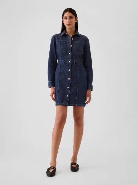 Mała mały sukienka jeansowa Gap garniturowa