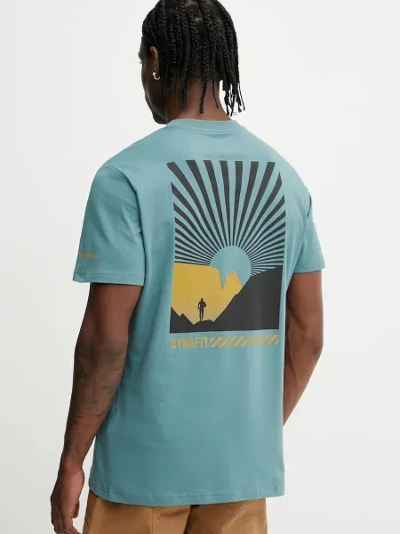 Dynafit T-Shirt Graphic blau zielona