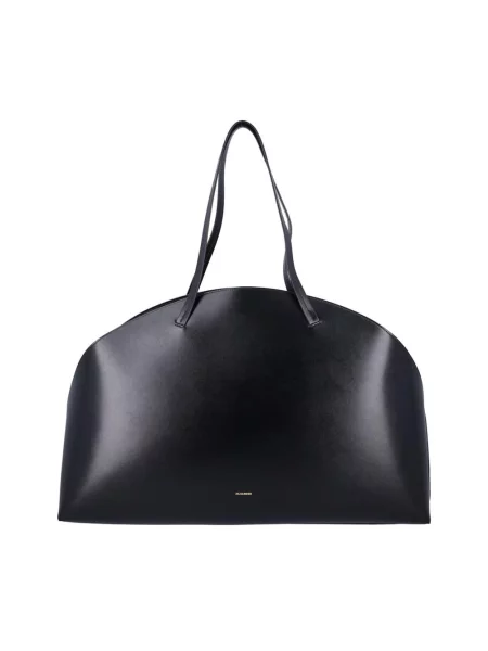 Torebka Jil Sander skórzana czarna