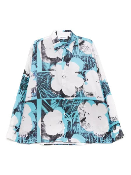 Cămașă études Studio cu model floral gri
