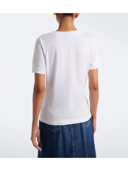 Tricou Dolce&gabbana din jerseu alb