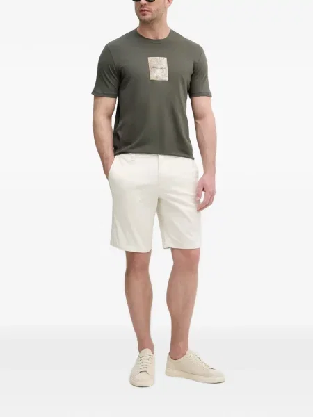 Pantaloni chino Armani Exchange cu autograf